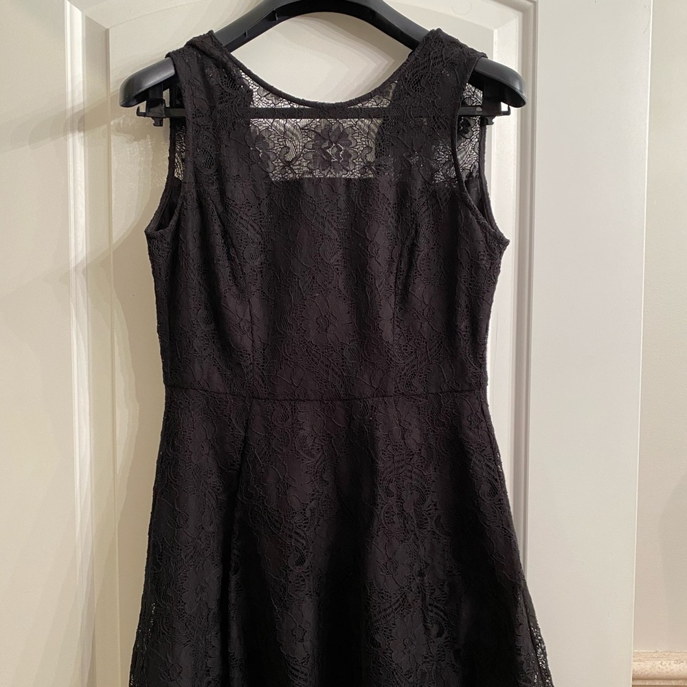 Lacey little black dress
